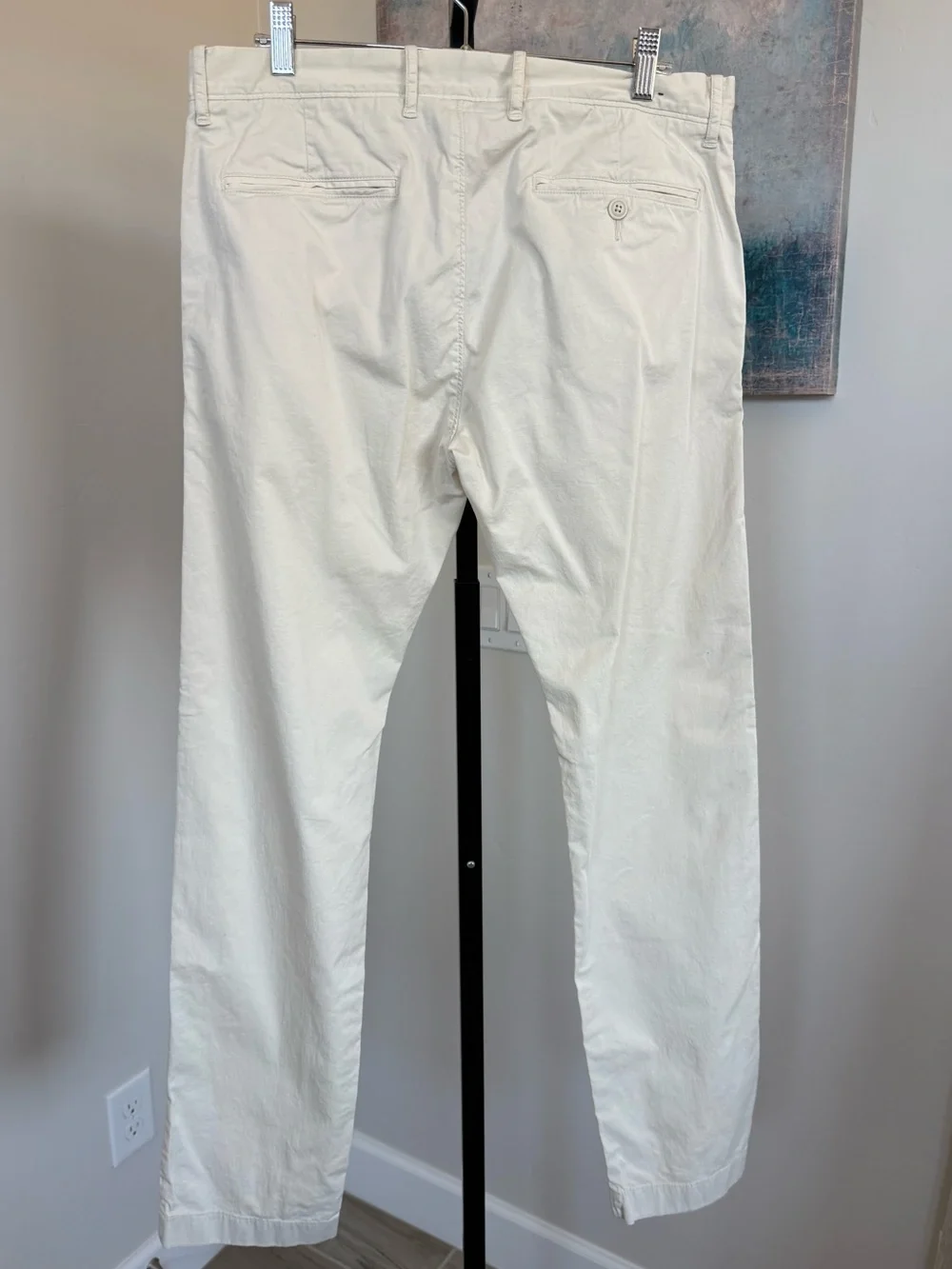 NEW J.Crew 484 Slim Fit Stretch Chino Pants Mens 33x32 Weathered Chino Tan Khaki